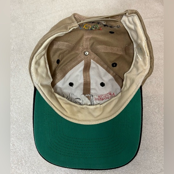 Vintage Sports Illustrated Daily Olympics Tan/Black Snapback Adult Hat - Picture 4 of 5